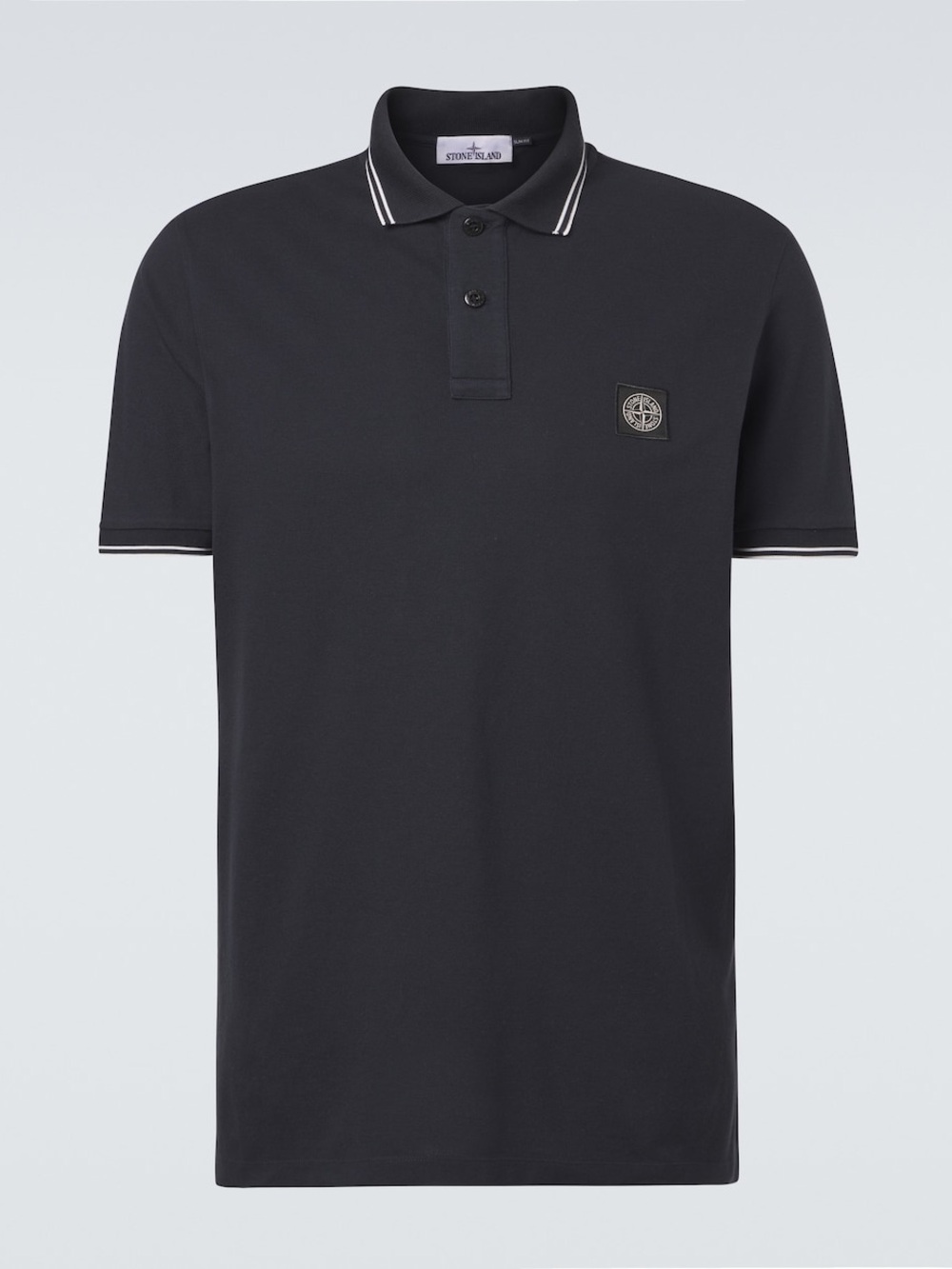 Stone island Compass cotton-blend piqué polo shirt